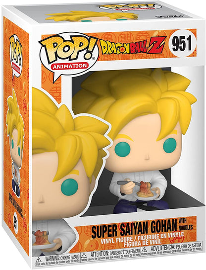 Фигура Funko POP! Animation: Dragon Ball Z - Super Saiyan Gohan (With Noodles) #951