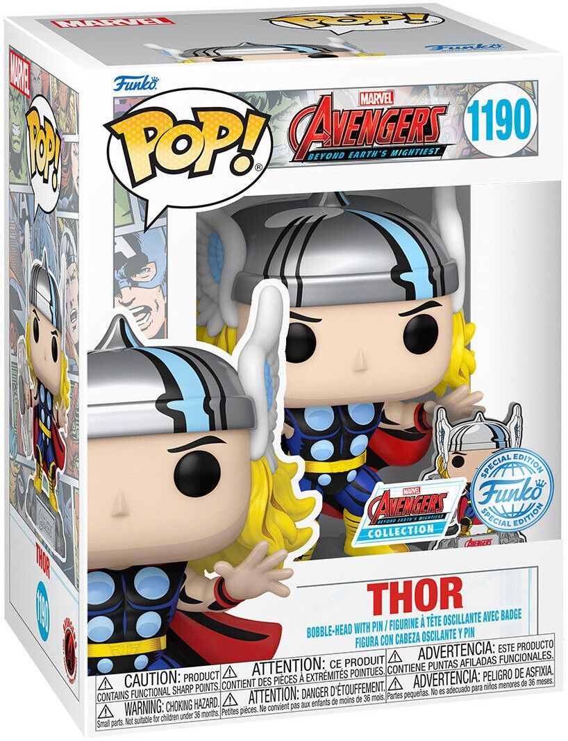 Funko POP! Marvel: Avengers - Thor (with Pin) (Special Edition) #1190 Фигура