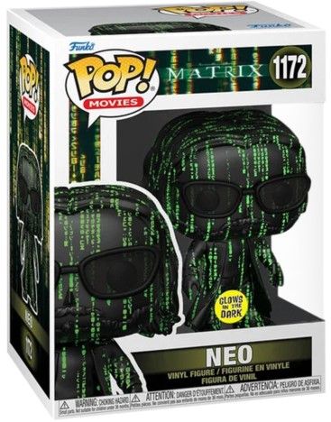 Фигурка Funko POP! Movies: The Matrix Figure - Neo in the Matrix (Glows in the Dark) (Special Edition) #1172