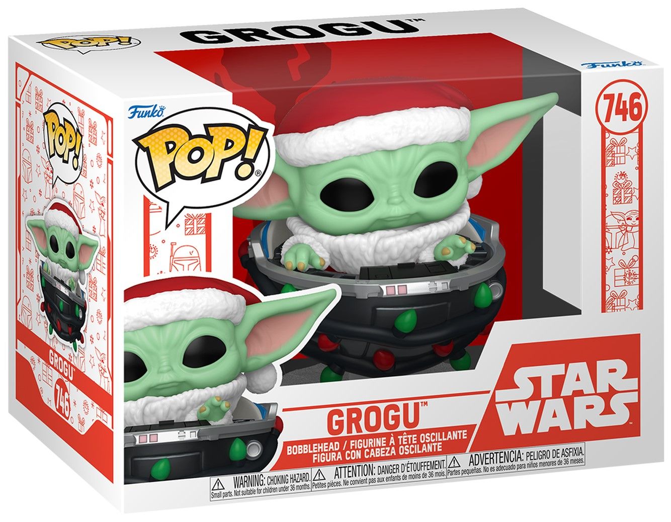 Funko POP! Television: Holiday - Grogu #746 фигурка