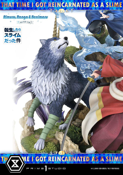 That Time I Got Reincarnated as a Slime Concept Masterline Series Statue 1/6 Rimuru, Ranga and Benimaru 59 cm Deluxe bonus version