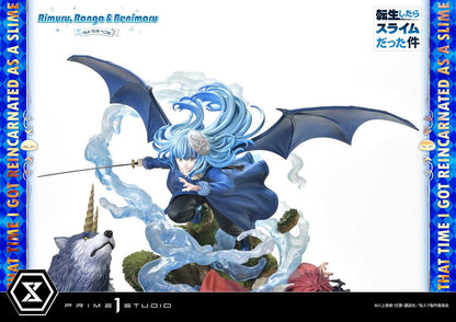 That Time I Got Reincarnated as a Slime Concept Masterline Series Statue 1/6 Rimuru, Ranga and Benimaru 59 cm Deluxe bonus version
