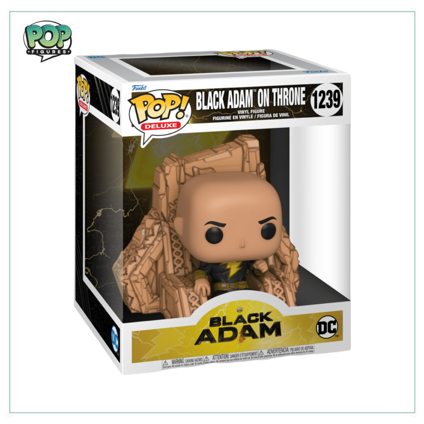 Фигурка Black Adam on Throne #1239 Deluxe Funko Pop!