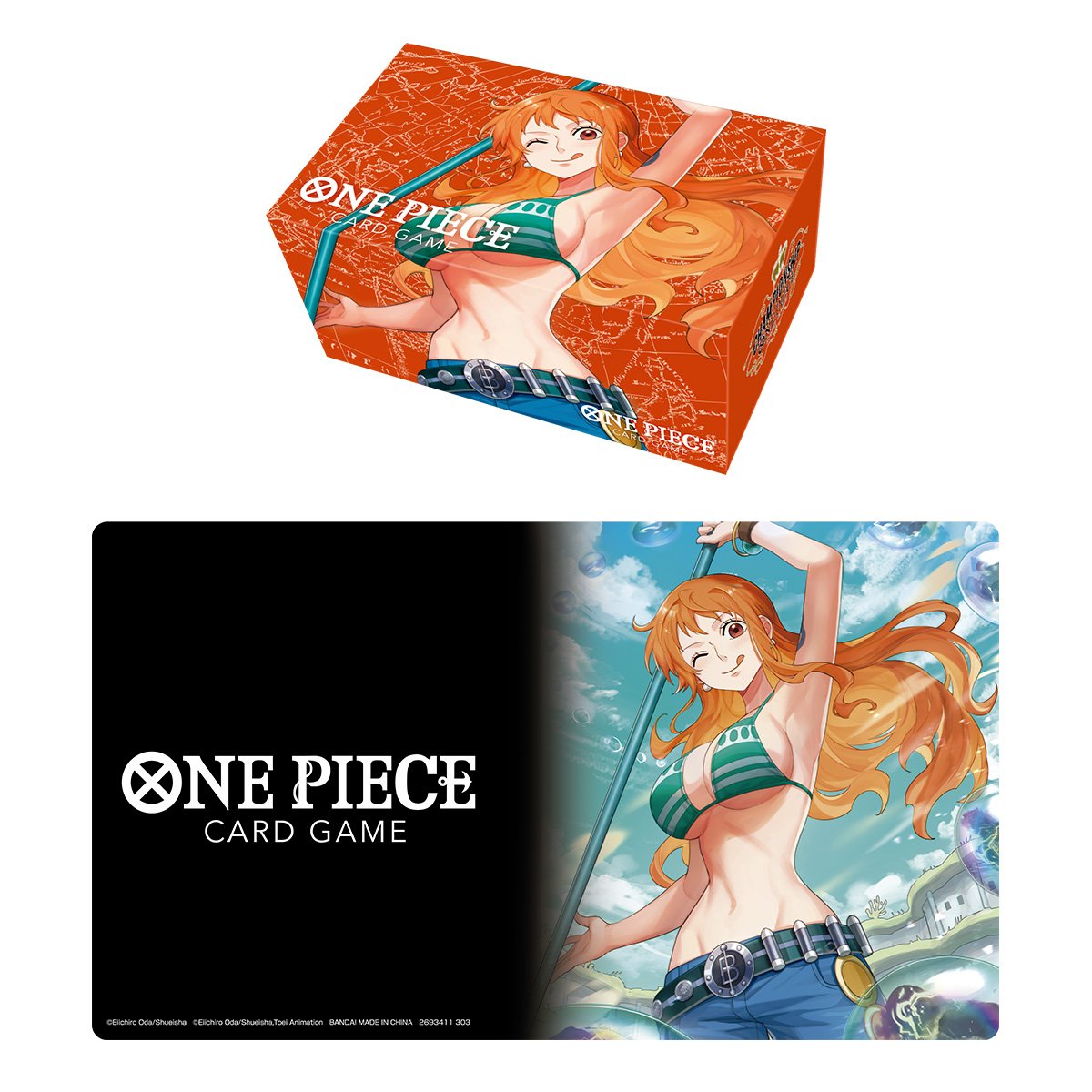 One Piece Card Game – Nami (Storage Box & Playmat)