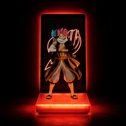 Fairy Tail Neon 1/9 Figure - Natsu Dragneel & Happy