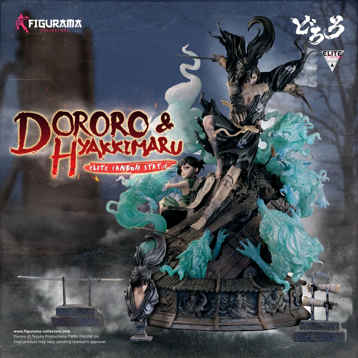 Dororo Elite Fandom Diorama 1/6 Dororo & Hyakkimaru 48 cm