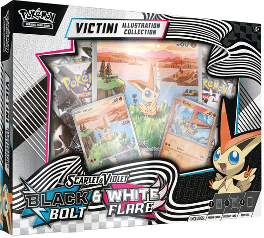 Pokemon TCG: Scarlet & Violet 10.5 Black Bolt & White Flare Victini Illustration Collection
