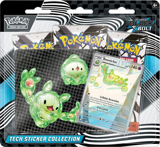 Pokemon TCG: Scarlet & Violet 10.5 Black Bolt Tech Sticker Collection