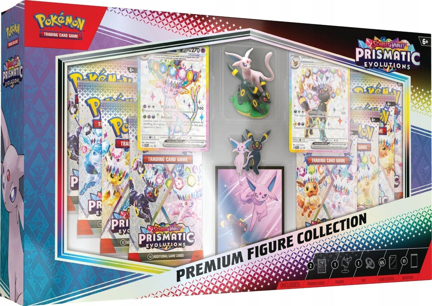 Pokémon TCG: Scarlet & Violet Prismatic Evolutions Premium Figure Collection