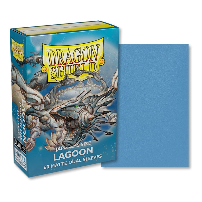 Dragon Shield Japanese size Dual Matte Sleeves - Lagoon 'Saras' (60 Sleeves)