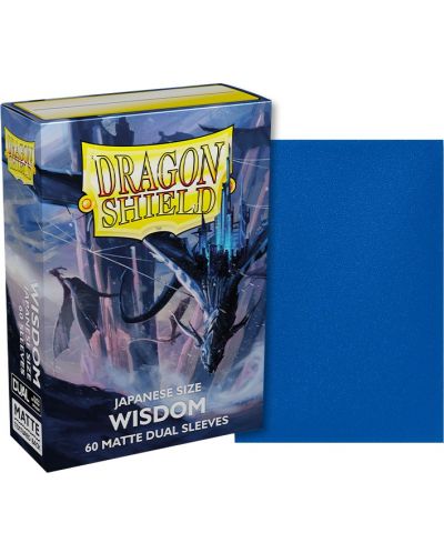 Dragon Shield Japanese size Matte Dual Sleeves - Wisdom (60 Sleeves)