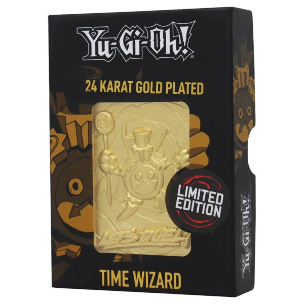 Yu-Gi-Oh! Limited Edition 24K Gold Plated Collectible Time Wizard
