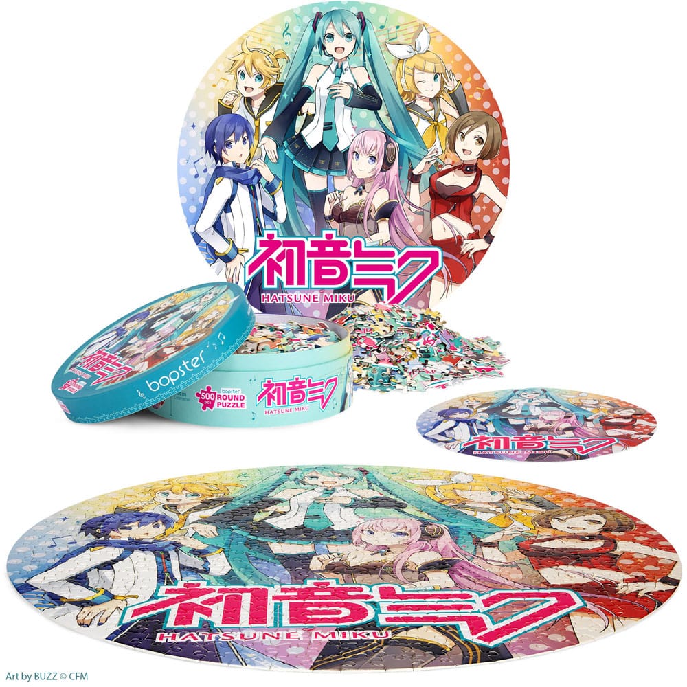 Hatsune Miku Jigsaw Puzzle Round 500 pieces Пъзел