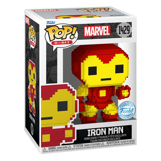 Фигурка Hot Deals Marvel POP! 8-Bit Vinyl Figure Iron Man 9 cm #1429