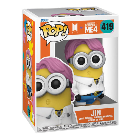 Фигурка Minions x BTS POP! Rocks Vinyl Figure Jin #419