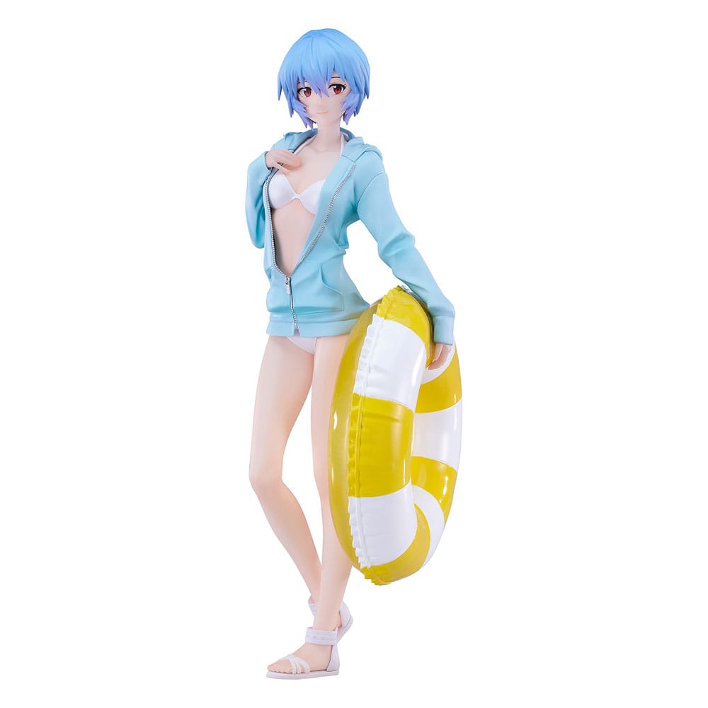 Rebuild of Evangelion Pop Up Parade L PVC фигурка Beach Queens: Rei Ayanami 22 cm