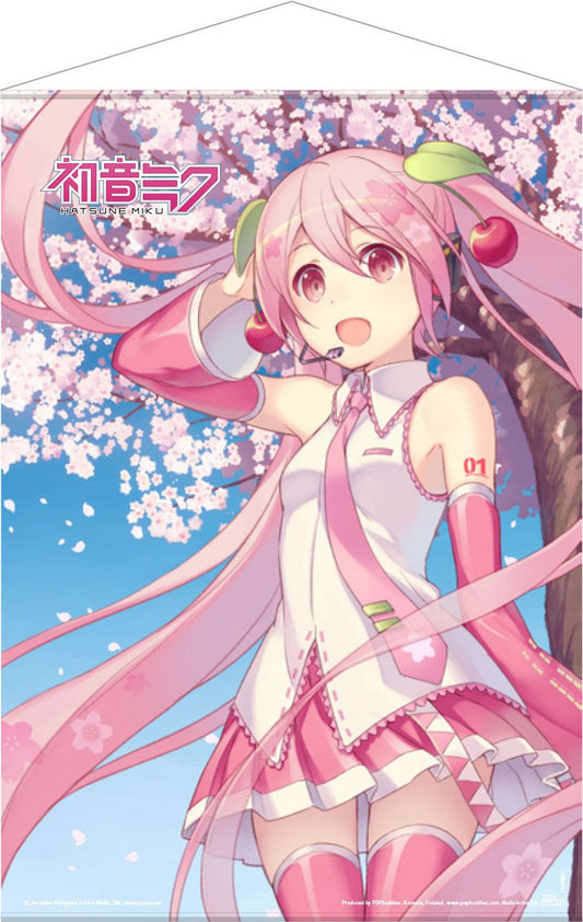 Hatsune Miku Cherry Blossom 50 x 70 cm платно за стена