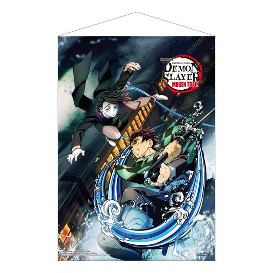 Demon Slayer: Kimetsu no Yaiba Mugen Train Tanjiro Vs Enmu 50 x 70 cm платно за стена